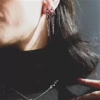 Orecchini Ellius Donna Vulcano in Argento Zircone 8000100011564 - 8000100011564